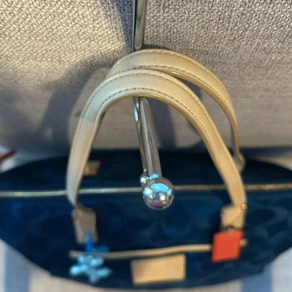 Coach Tote Royal Blue purse - Picture 6 of 13